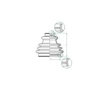 Fuelle protector de la junta homocinética 190967 LÖBRO para RENAULT FIAT VOLVO