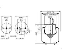 Fuelle de resorte, suspensión neumática CONTINENTAL 6710 N P01