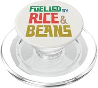 Fuelled by Rice and Beans (Colored) PopSockets PopGrip para MagSafe