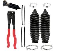 Fuelles de Dirección - Juego de 1 Fuelle de Goma para Cremallera de Dirección | Fuelles Universales de Rótula para Coche | Protectores Antipolvo Resistentes para Clima Frío e Invierno