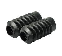 Fuelles negros para motos con horquillas de 39mm de diámetro y 16cm de largo