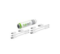 FuelRod Kit de cargador portátil USB-C, con un juego adicional de cables y adaptadores, compatible con todas las tabletas, teléfonos inteligentes, banco de energía de respaldo recargable, intercambio