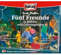 Fünf Freunde - 16/3er Box-in Höhlen und Geheimgängen