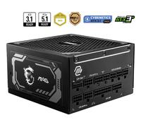 fuente alimentación 1000w msi mag a1000gl pcie5 80 plus gold fully-modular negro