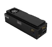 UNYKAch Fuente de Alimentación ITX 150W, Consumo Inferior a 0,5W, Potencia Nominal 150W, Alto Rendimiento, Ventilador de 40 mm, Conector Sata, 20 + 4 Pines, Molex