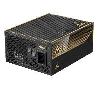 fuente alimentación 1600w msi meg ai1600t pcie5 80 plus titanium fully-modular negro