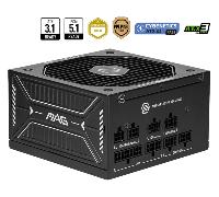 MSI mag A750GLS PCIe 5 - Fuente de Alimentación 750W 80 Plus Gold, Compatible con NVIDIA RTX Series, Conector 12VHPWR, Full Modular, Ventilador Silencioso - PSU Gaming