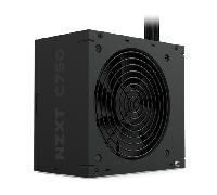 fuente alimentación 750w nzxt c750 bronze 80 plus bronze non-modular negro