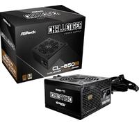 Fuente ALIMENTACION ASROCK CL-650B,PSU,650W,80 Plus Bronze,120MM,Active PFC,PCI-E (6+2 Pin) x4,SATA (5 Pin) x4