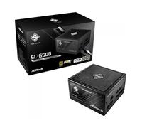 ASRock Fuente de alimentación SL-650G 650W 80 PLUS Gold Modular PCIe 5.1 12+4 x1, 6+2 x3, SATA x9