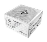 Fuente ALIMENTACION ASROCK SL-850GW,PSU,850W,80 Plus Gold,135MM,Modular,PCI-E 5.1 (12+4pin) x1,PCI-E (6+2 Pin) x3,SATA (5 Pin) x9 (Blanca)