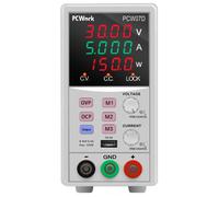 Fuente alimentacion digital laboratorio 0-50vdc 0-6amp pcwork pcw07d