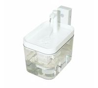Fuente Automática para Gatos Dispensador Abrevadero de Circulación Permanente con Salida Elevada Separada del Depósito Filtrado de Residuos y, Color to 1, Style to 1