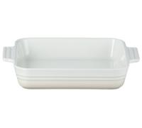 Fuente/bandeja para horno cuadrada clásica 23cm 18L (Merengue) - LE CREUSET