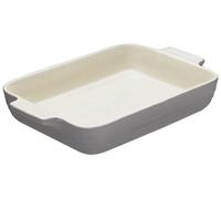 Fuente Cerámica Rectangular Clásica de Gres 32cm/32L (Gris) - LE CREUSET