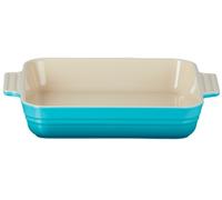 Fuente Cuadrada 23cm (Caribe) - LE CREUSET