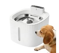 Fuente de agua automática para 3000 ml silenciador inalámbrico | Gran cuenco de agua corriente para gatos, para apartamento, balcón, casa, cachorro y todos los tamaños