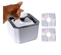 Fuente De Agua Automática para Gatos 2,5 L con Filtro Y Bebedero Automático