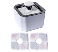 Fuente de agua automática para gatos 2,5 L desmontable inalámbrica automática