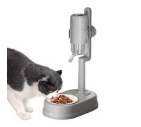 Fuente de agua automática para gatos | Bebedero de altura ajustable - Dispensador de agua antigoteo de 750 ml de pie para perros, para animales pequeños conejos, erizo
