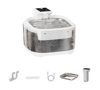 Fuente de agua automática para gatos de 4,5 L, dispensador de agua recargable por USB con filtración circulante para mascotas y razas pequeñas