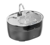 Fuente de agua automática para mascotas, boquillas de acero inoxidable, resistente a derrames, para gatos, perros, bebedero, dispensador para uso doméstico, fuente de gatos de circulación automática
