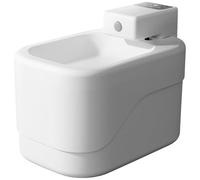 Fuente de agua automática para mascotas, sensor inteligente activado, fuente de agua inalámbrica para gatos con cartucho de carbón activado, recargable, bomba silenciosa, 8.3 x 5.5 x 4.7 pulgadas, 21
