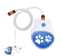 Fuente de Agua Canina Activada al Pisar Bebedero Rociador Interactivo Para
