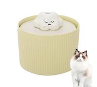 Fuente de Agua cerámica para Mascotas, Gatos | Dispensador automático 1, 2 L silenciosa Perros, Beber ga