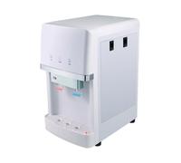 Fuente de Agua con Osmosis Inversa de 4 etapas. Modelo: Bbagua White Mini Cooler RO 2T. Filtros Inline estándar. Dispensación de Agua fría y Natural o fría y Caliente. Bbagua.