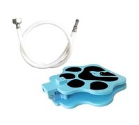 Fuente de Agua con Pedal para Cachorros - Dispensador de Hidratación con Manguera,Bebedero Exterior para Mascotas,Razas Pequeñas Medianas Grandes Cachorros Jardín Patio Zona Exterior