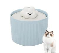 Fuente de agua de cerámica para gatos - Cuenco de agua para gatos, dispensador de agua automático para gatos | Dispensador de agua de cerámica para perros, fuente de agua silenciosa para perros