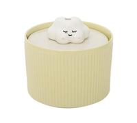 Fuente de agua de cerámica para gatos - Dispensador de agua automático para gatos de 1,2 L | Fuente de agua silenciosa para perros, fuente para mascotas, dispensador de agua para gatos, fon