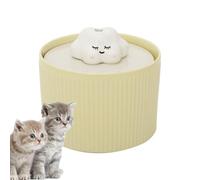 Fuente de Agua de Cerámica para Gatos - Dispensador de Agua para Mascotas, Fuente Automática para Gatos y Perros, Estación de Bebida de Gran Capacidad hogar, Funcionamiento Silencio