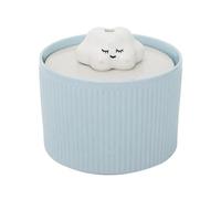 Fuente de agua de cerámica para gatos, fuente automática de 1,2 l, fuente silenciosa para gatos, fuente de agua de cerámica para mascotas, dispensador de agua para gatos, para mascotas, perros
