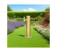 Fuente de agua de columna independiente para exteriores - Grifo vertical para jardín con accesorios de montaje, ideal para patios y jardines.