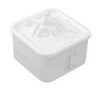 Fuente de agua de gato, fuente de agua automática de mascotas - Volcano de erupción Dispensador de agua de gatito silencioso Dish | Suministros de alimentación de mascotas de gran capacidad, tanque de