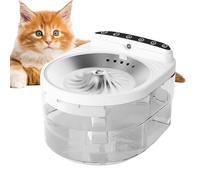 Fuente de Agua Inalámbrica para Gato | Dispensador Recargable con Sensor de Movimiento,Fuente de Agua para Gatos - Hogar, Apartamento, Salón, Cachorro, Perro, Mascota, Bebida y Alimentación