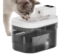 Fuente De Agua Inalámbrica Para Gatos Bebedero para mascotas con sensor de | Fuente de agua inteligente con sensor para gatitos en interior, patio, vacaciones y viajes