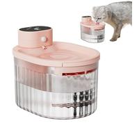 Fuente de agua para animales - 3L dispensador automático recargable con detección inteligente - Bebedero para gatos y animales, para beber, perro gatito interior pequeño animal doméstico dormitorio Vo