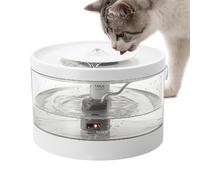Fuente de agua para animales dispensador silencioso ancho antidesbordamiento