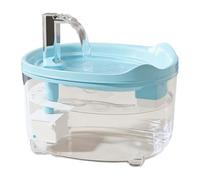 Fuente de agua para animales domésticos - Dispensador de agua para perros y fuente para beber gato, estación de alimentación de 1,5 l para bebidas, mascotas, apartamento o casa