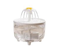 Fuente De Agua Para Gato - Dispensador De Agua Circular Transparente PP Con Bomba De Agua | Accesorios De Ducha Para Pájaros, Dispensador De Agua Extraíble Multifuncional Para El Hogar
