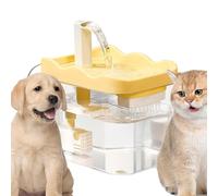 Fuente De Agua para Gatos | 1L Apagado Inteligente - Dispensador Automático De Agua,para Perros Pequeños Mascotas Hogar Apartamento Viaje Autocaravana