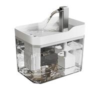 Fuente de Agua para Gatos - Bebedero automático para Mascotas de 16,5 cm, dispensador eléctrico Pet PP, Sensor Inteligente de Flujo silencioso, de hidratación de 1,5 L para Gatos, Perros