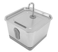 Fuente de Agua para Gatos de Acero Inoxidable, 3,5 L, 118 Oz, Dispensador Automático de Agua para Mascotas con Control Remoto de Aplicación y Recordatorios, Bomba Ultra