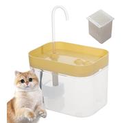 Fuente de agua para gatos, dispensador automático de mascotas de 1.5 L, fuente de bajo ruido para gatos, gatitos, 400 g, 6.5 x 5.1 x 4.72 pulgadas, perros medianos y grandes, suministro de hidratación