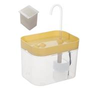 Fuente de agua para gatos, dispensador automático de mascotas de 6.5 x 5.1 x 4.72 pulgadas, bajo ruido, capacidad de 1.5 litros, adecuado para mascotas grandes, medianas y pequeñas, suministro
