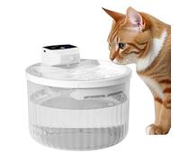 Fuente De Agua Para Gatos Inalámbrica - Bebedero Filtrador Para Gatitos 2 Litros,Dispensador Automático De Agua Para Mascotas - Para Dueños de Mascotas Refugios de Animales Propietarios de Granjas Hos