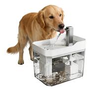 Fuente De Agua Para Gatos Y Perros - 1,5 Litros Bebedero Eléctrico Para Perros, Silencioso Con Sensor Inteligente Y Fácil De Limpiar - Dispensador Automático de Agua para Gatos Bebederos,para Dormitor